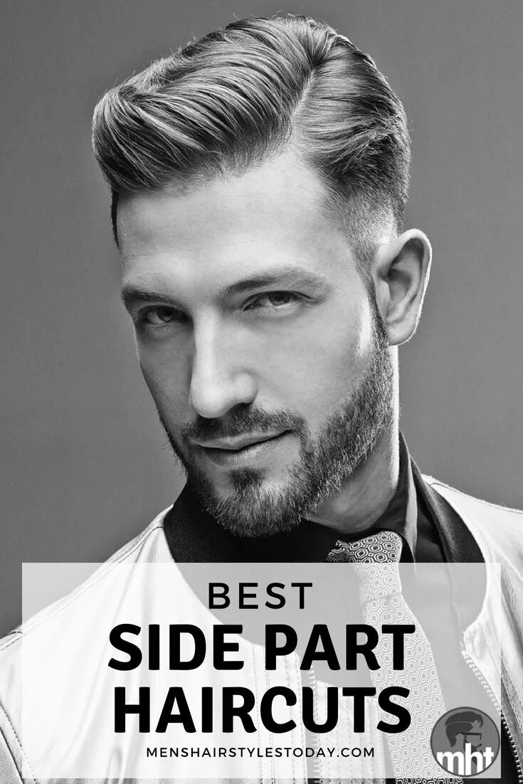 Прическа на бок мужская Side Part Haircuts For Men: From Modern To Classic Styles Side part haircut, Sid