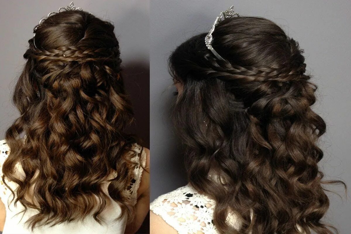 Прическа на день рождение длинные 15 Half Up Half Down Hairstyles For Long Hair Sweet 16 hairstyles, Curls for lon