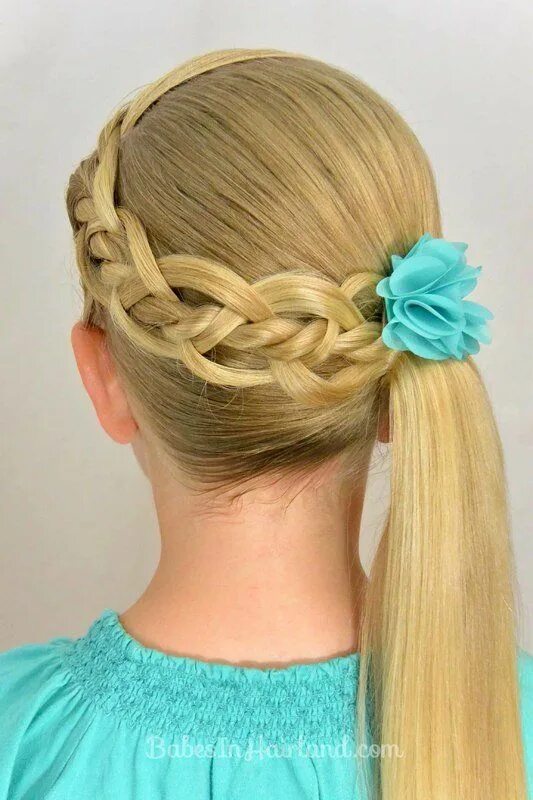 Прическа на день рождения 7 лет 15 Creative Braids for Little Girls Little girl braid hairstyles, Kids hairstyle