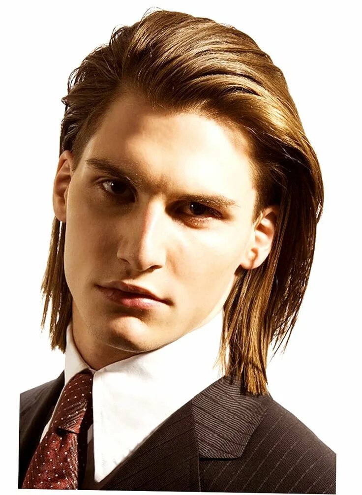 Прическа на длинные прямые мужские волосы Long Men Hairstyles Gallery Check more at https://tailtale.org/long-men-hairstyl