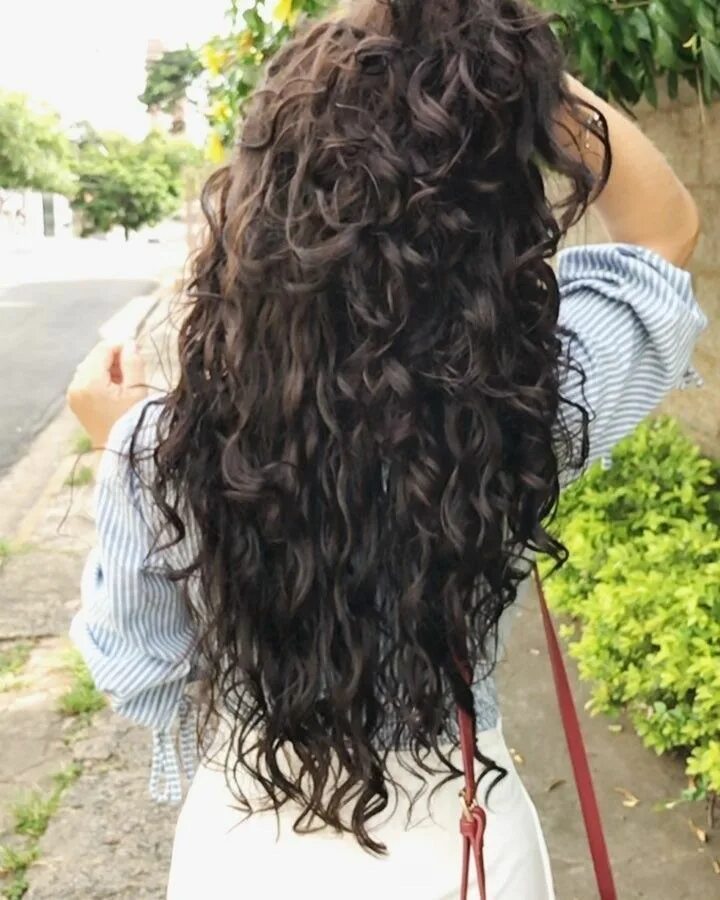 Прическа на длинные волнистые волосы Pin by Allthatglowz ✨ on Hair Curly hair styles naturally, Gorgeous hair, Curly 