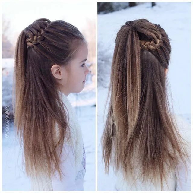 Прическа на длинные волосы 11 лет Best Hairstyles for kids Kids hairstyles, Hair solutions, Cool hairstyles