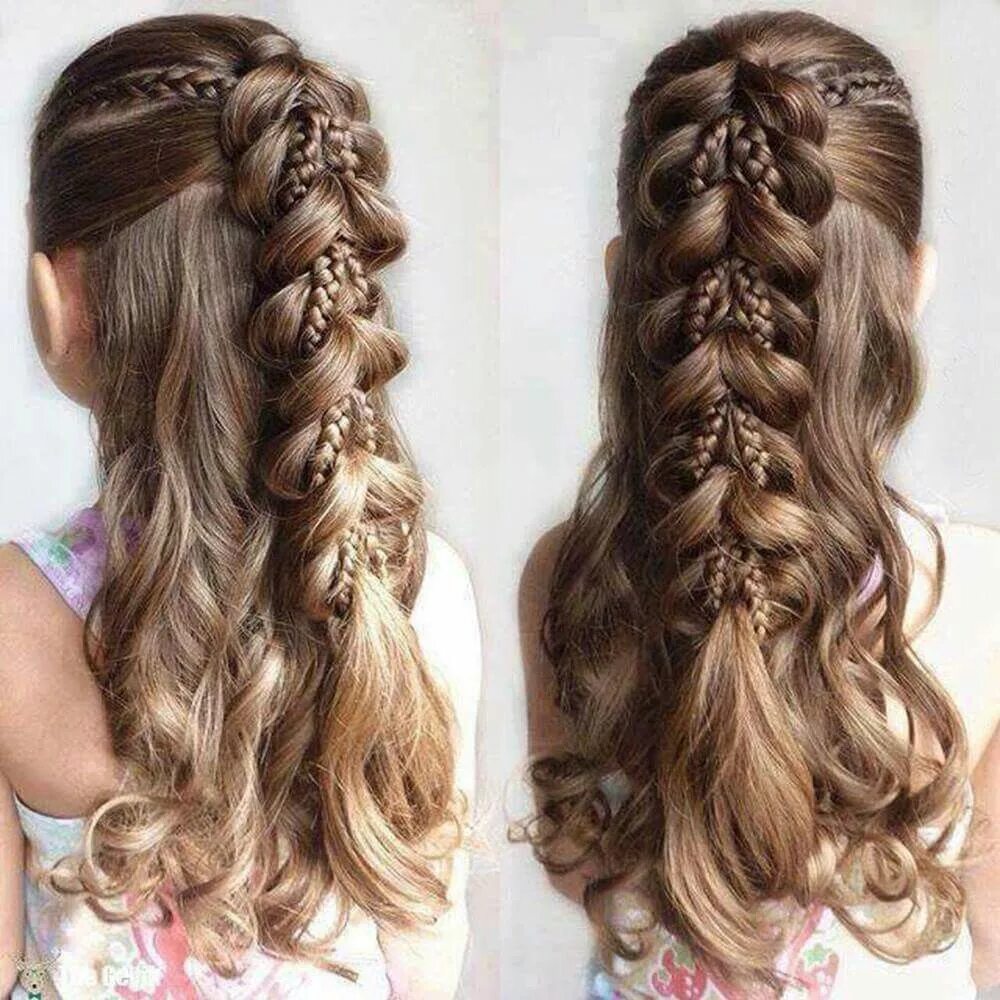 Прическа на длинные волосы 12 лет Pin on hairstyles