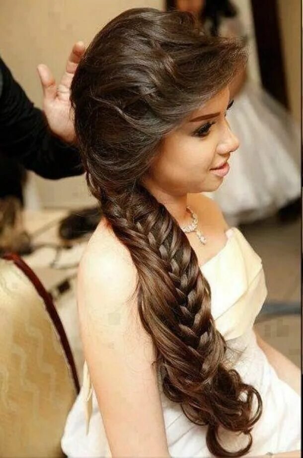 Прическа на длинные волосы 15 лет Pin on hair style. Party hairstyles for long hair, Long hair styles, Easy hairst