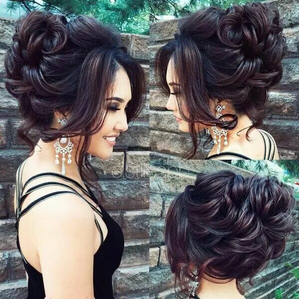 Прическа на длинные волосы 2024 вечерняя Peinados Wedding hairstyles for long hair, Wedding hair and makeup, Bridesmaid h