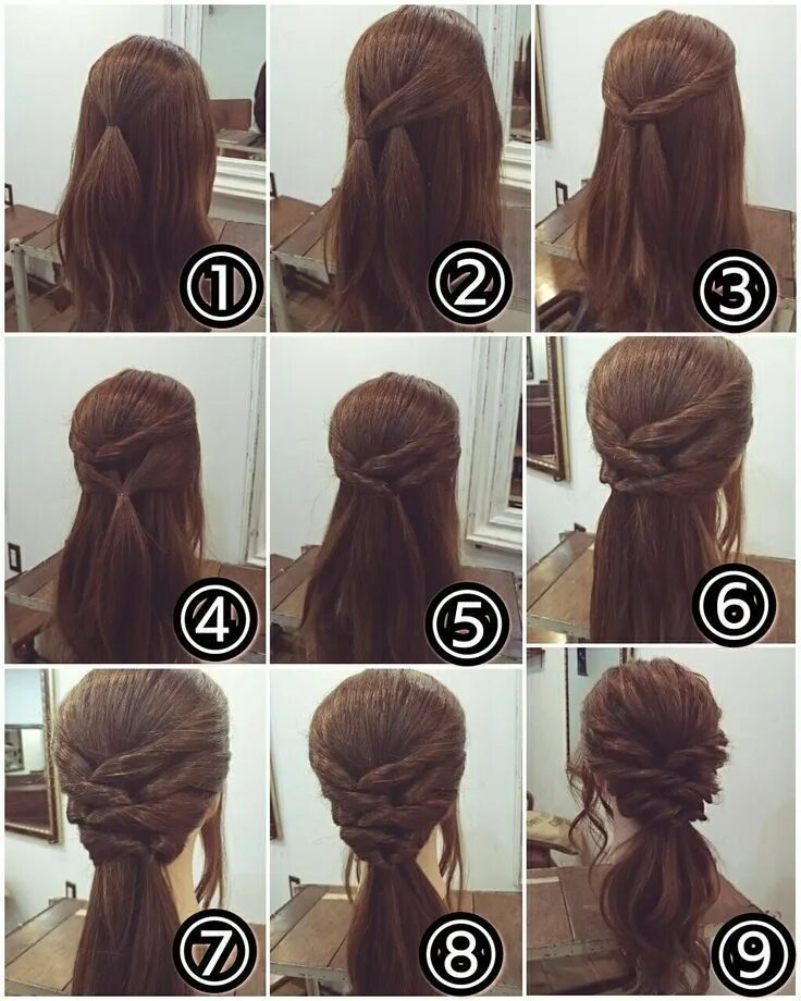 Прическа на длинные волосы быстро пошагово Haarschmuck-Pinterter Blog in 2022 Hair styles, Pinterest hair, Hair tutorial