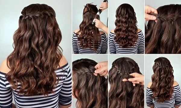 Прическа на длинные волосы быстро распущенные Top 9 Stylish and Unique Hairstyles for Long Skirts Acconciature facili, Capelli