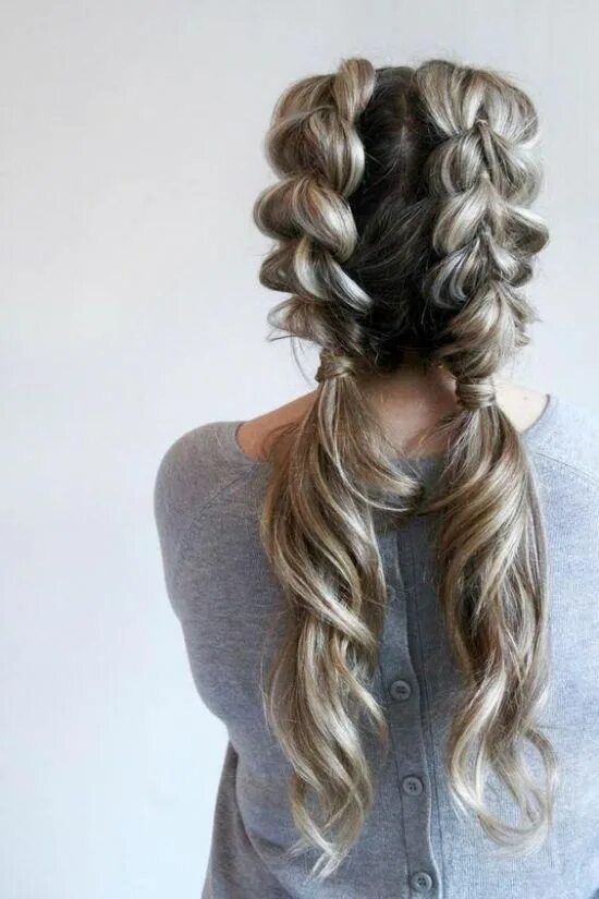 Прическа на длинные волосы две косички 20 Braided Hair Styles You'll Want To Wear Over And Over Again This Spring - Soc