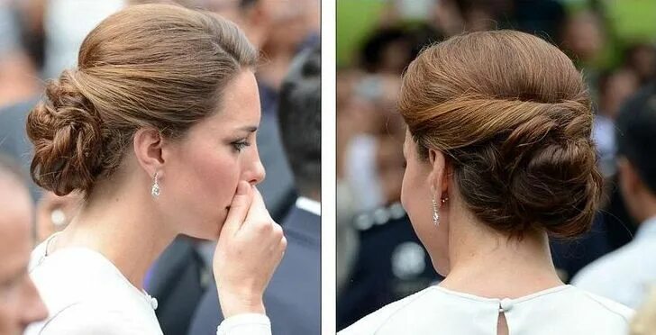 Прическа на длинные волосы к строгому костюму Our Favorite Kate Middleton Hairstyle And Updo Moments Ever Wedding hair and mak