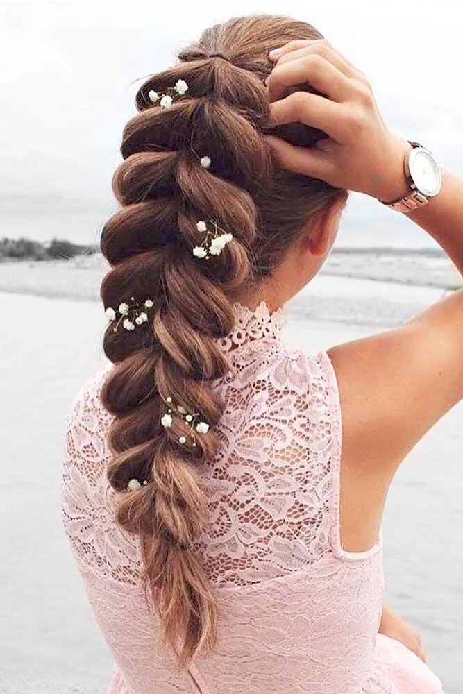 Прическа на длинные волосы косы женщине 42 Braided Prom Hair Updos To Finish Your Fab Look Cool braid hairstyles, Braide