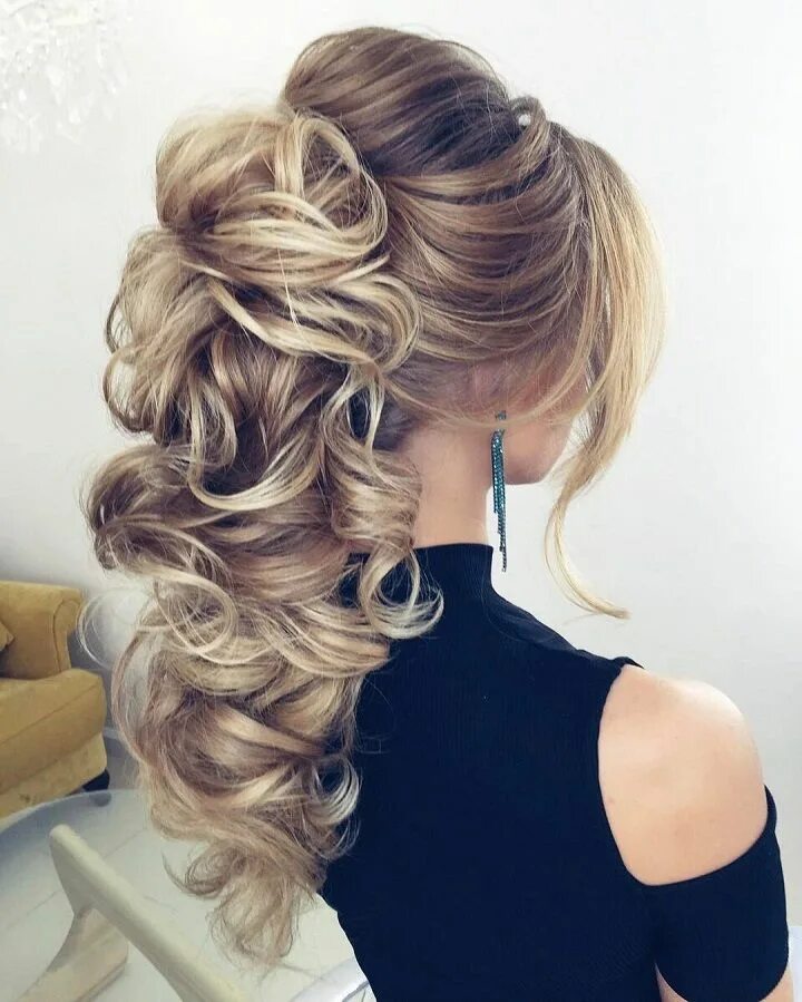 Прическа на длинные волосы на торжество Beautiful wedding hairstyle for long hair perfect for any wedding venue Formal h