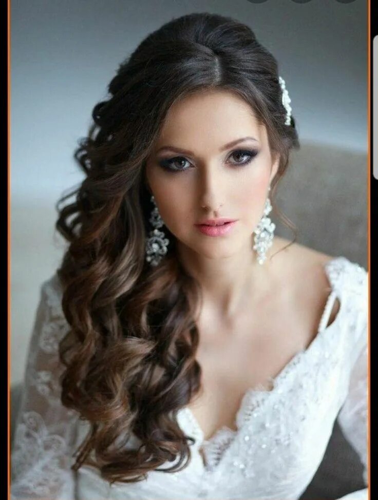 Прическа на длинные волосы набок Wedding hairstyles in 2024 Simple wedding hairstyles, Side hairstyles, Trendy we