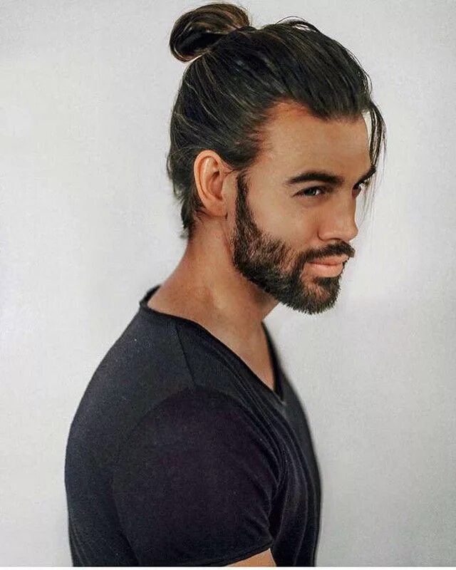 Прическа на длинные волосы парню Ponytail Styles For Men 2017 AA Sea Long hair styles, Medium hair styles, Ponyta