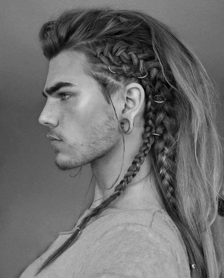 Прическа на длинные волосы парню Pin on Этап 1 - портрет Long hair styles men, Men's long hairstyles, Long hair s