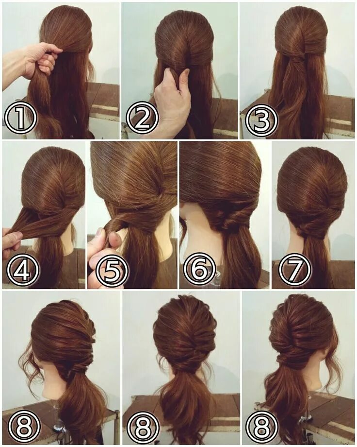 Прическа на длинные волосы по этапно Pin by Arya on life style (With images) Pony hairstyles, Hair styles, Long hair 