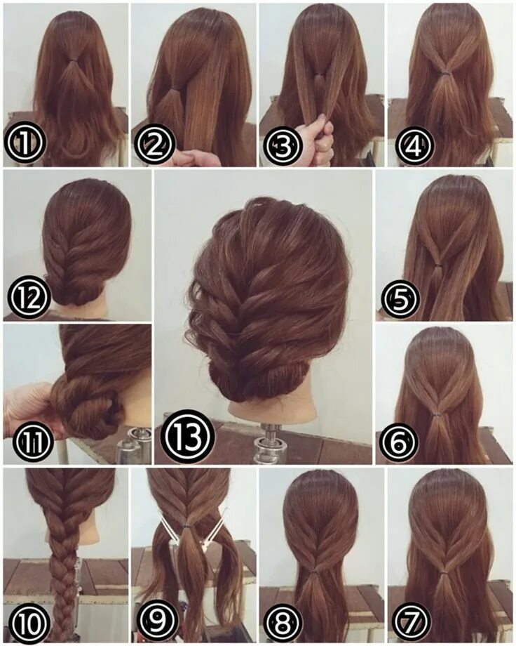 Прическа на длинные волосы по этапно Excellent And Super Easy Updos For Long Hair Inspirations 423 Party hairstyles f