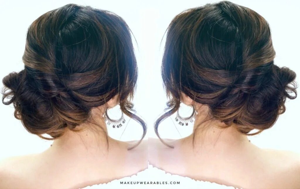 Прическа на длинные волосы пучок внизу головы 3-Minute Elegant Side Bun Hair Side bun hairstyles, Easy updo hairstyles, Messy 