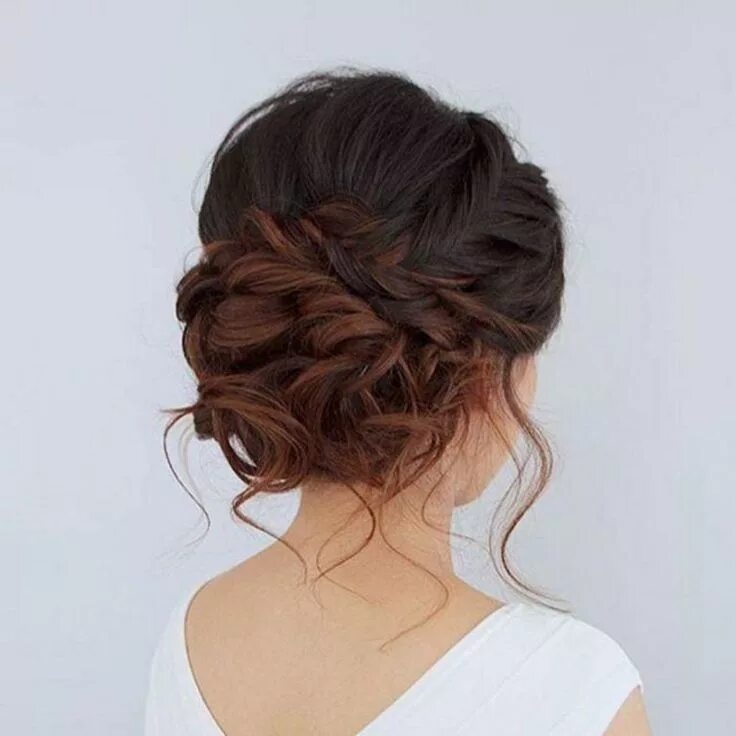 Прическа на длинные волосы собранная сзади 10+ Wonderful Bridesmaid Updo Hairstyles Long hair styles, Wedding hairstyles, B