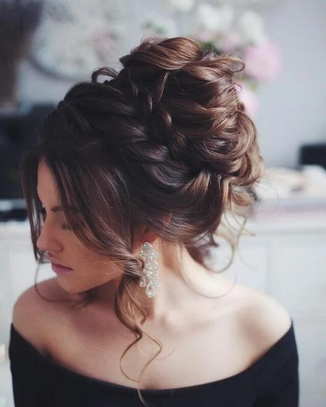 Прическа на длинные волосы собранные наверх Идеи причёсок Hairstyle ideas Long hair styles, Bridesmaid hair, Elegant hairsty