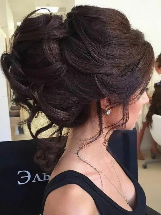 Прическа на длинные волосы сзади собрано 10 Beautiful Updo Hairstyles for Weddings - PoP Haircuts Long hair updo, Wedding