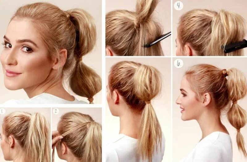 Прическа на длинные волосы тонкие и редкие Schnelle und einfache Frisuren - Stylingideen mit Anleitungen Easy hairstyles, F