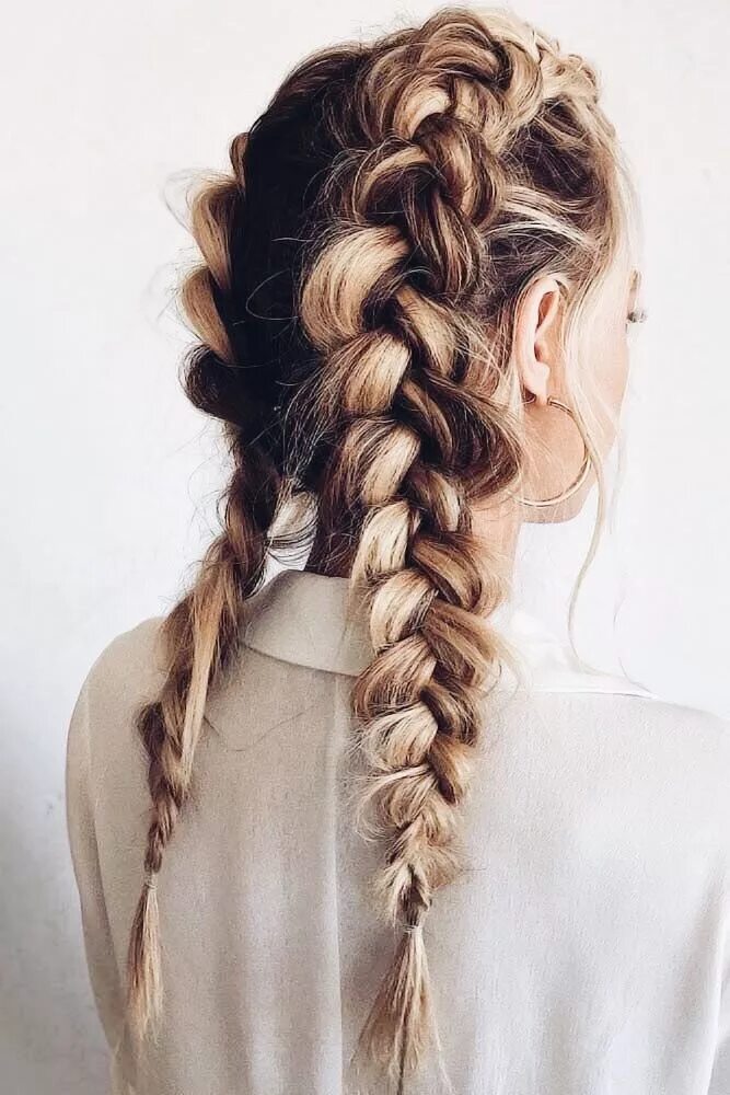 Прическа на длинные волосы в школу косички Pin on hair Beach hairstyles for long hair, Prom hairstyles for long hair, Long 