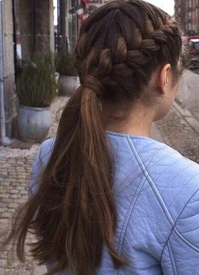 Прическа на длинные волосы в школу косички 10 популярных идей на тему "easy pony hairstyles" для вдохновения