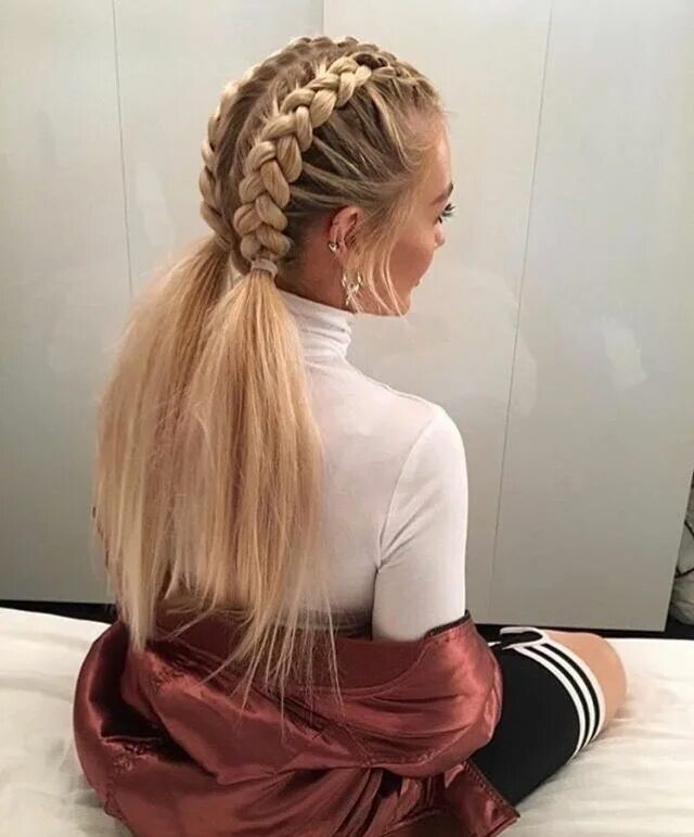 Прическа на длинные волосы в школу косички Pin on *I'm a trend setter* Long hair styles, New braided hairstyles, Hair style