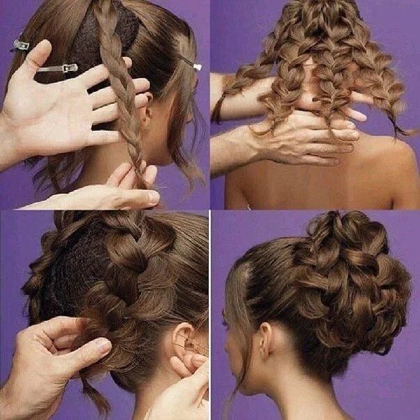 Прическа на длинные волосы видеоурок Новини Hair styles, Braided mohawk hairstyles, Everyday hairstyles