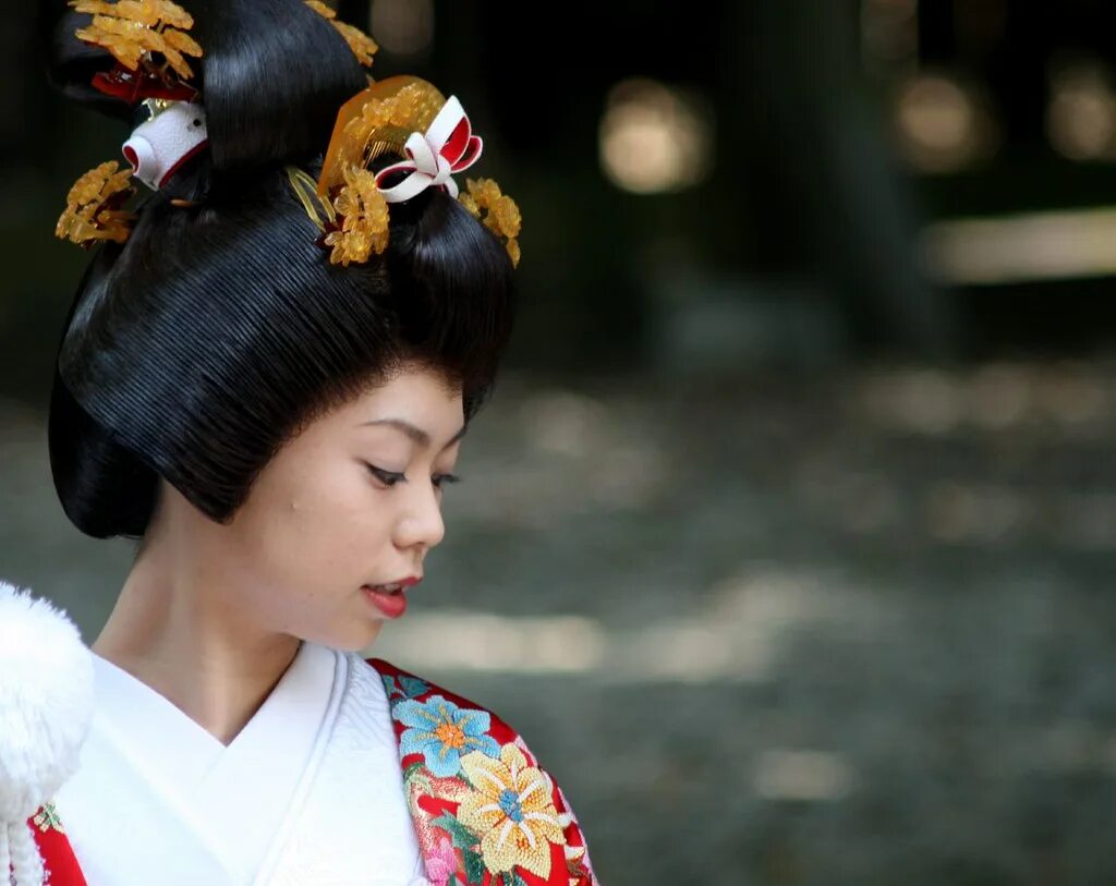 Прическа на длинные волосы японские Traditional Japanese Bride - Tokyo Douglas Martell Flickr