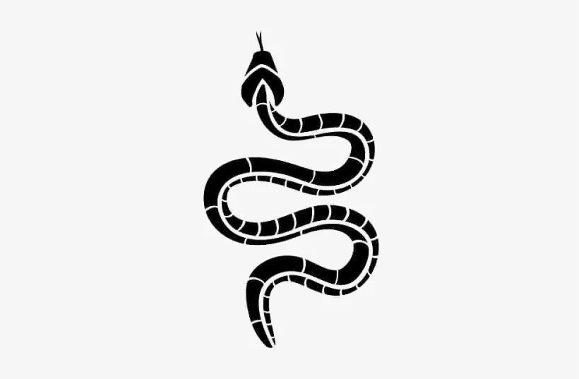 Прическа на год змеи Snake Tattoo Png Free Download - Mambas - 500x500 PNG Download - PNGkit