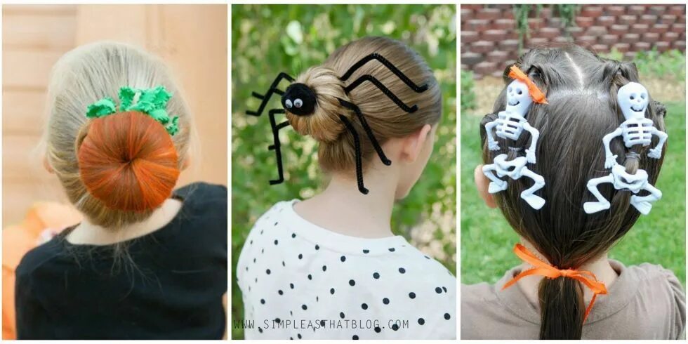 Прическа на хэллоуин для девочки 8 Fun and Festive Halloween Hair Ideas for Kids Halloween hair, Wacky hair days,