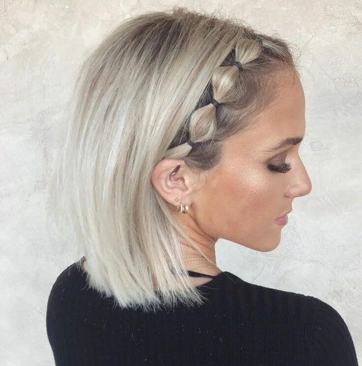 Прическа на каре 2024 модные 60 Easy Updo Hairstyles for Medium Length Hair in 2024 Short hair updo, Short ha