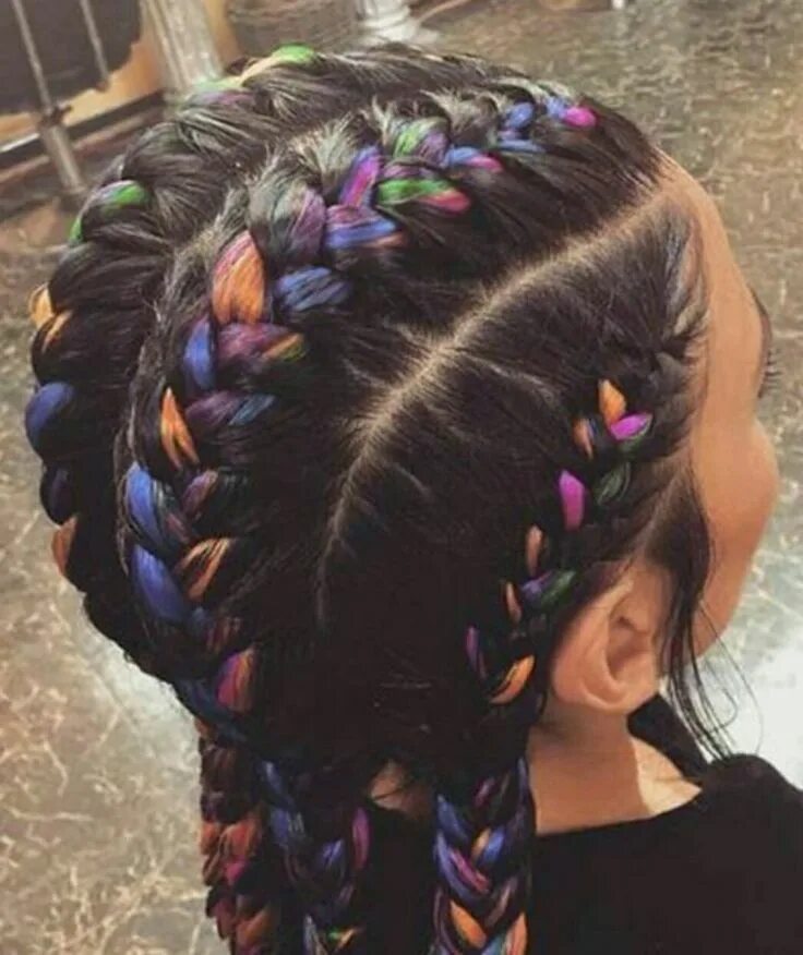 Прическа на каре с канекалоном Pin on Braids & Headwraps Hair styles, Goddess braids hairstyles, Braids with ex