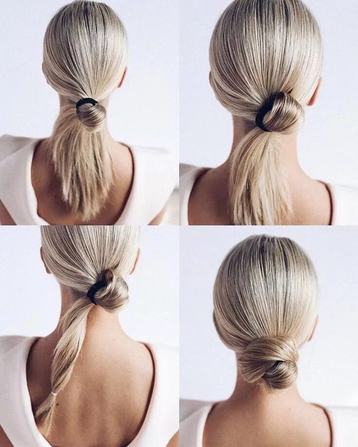 Прическа на каждый день средняя длина New The 10 Best Hairstyles Today (with Pictures) - Its the 4 step bun plan . By 