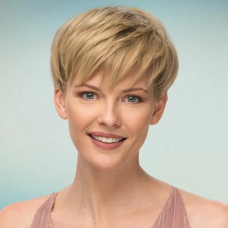 Прическа на короткие редкие The Journey to Blonde - Advice SmartStyle Super short hair, Short hair styles pi