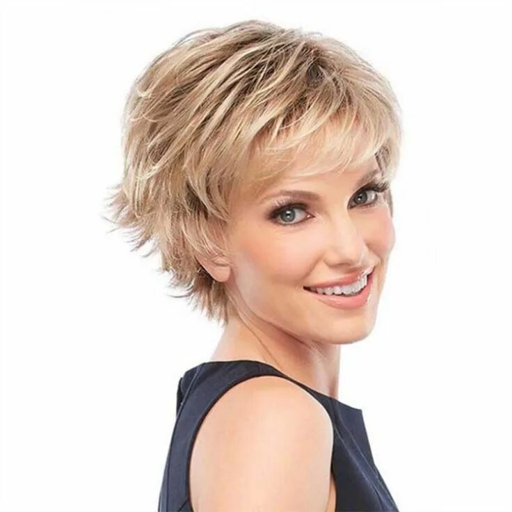 Прическа на короткие тонкие волосы для женщины Lace Front Blonde Bob Wig 100% Human Virgin Hair Short hairstyles for women, Sho