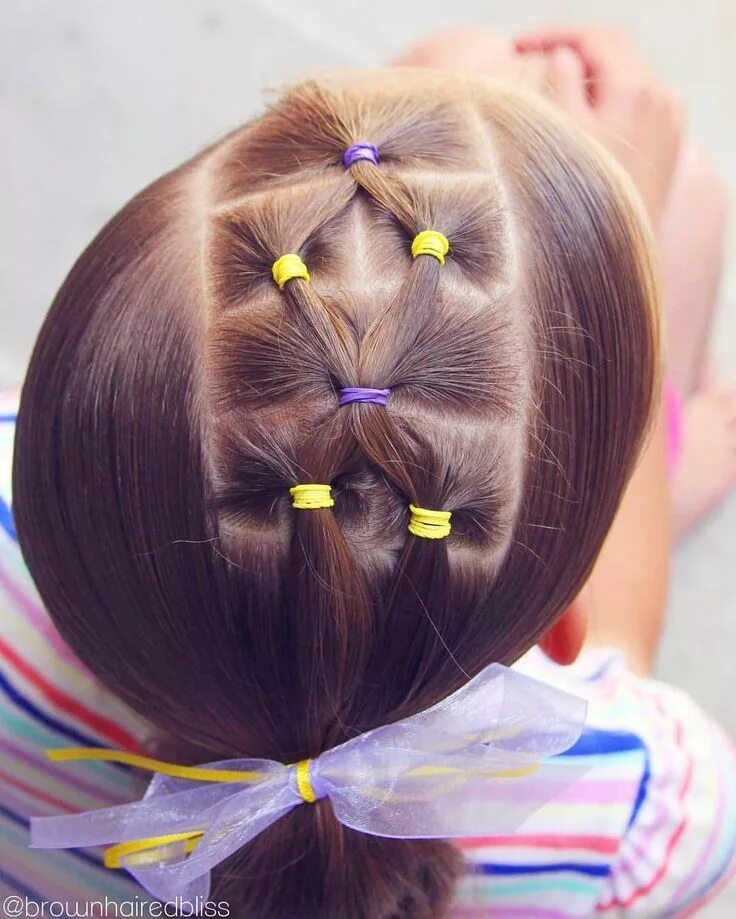 Прическа на короткие волосы маленькими резиночками Pin by Janessa Campbell on Avery Iones Style! Hair styles, Baby hairstyles, Kids