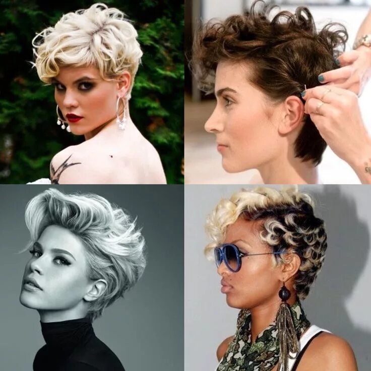 Прическа на короткие волосы на дискотеку Wavy and curly long pixie cuts Curly pixie haircuts, Curly pixie hairstyles, Pix