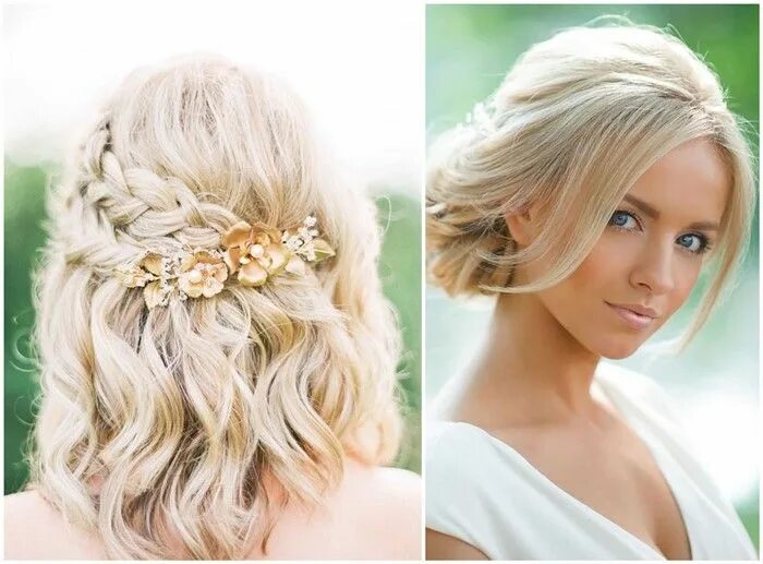 Прическа на короткие волосы на свадьбу 18 Stylish Wedding Hairstyles for Short Hair - Mrs to Be Short wedding hair, For