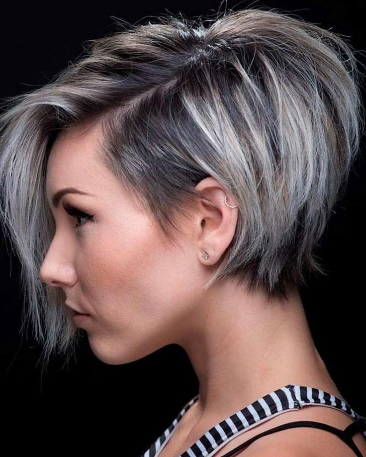 Прическа на короткие волосы покраска волос короткие стрижки Funky short hair, Short shaggy haircuts, Long hair styles