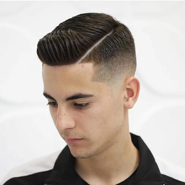 Прическа на короткие волосы с пробором Hair Styles For Men 2016 on Instagram: "RG @menpeluqueros We also post more men'