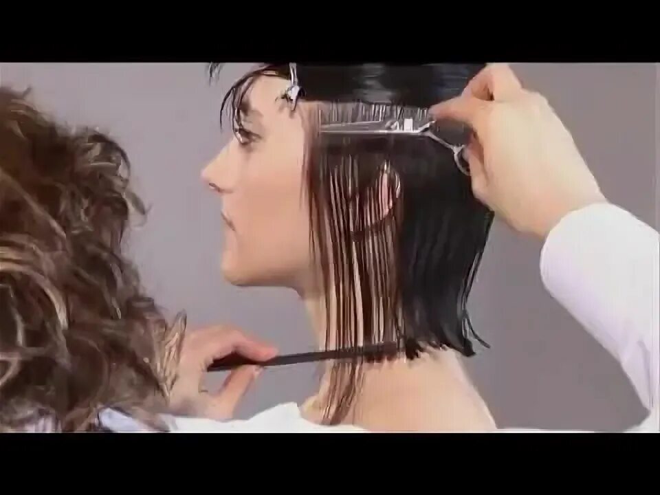 Прическа на короткие волосы видео уроки CORTE de pelo, paso a paso. YouTube Hair cuts, Hair videos, Hair