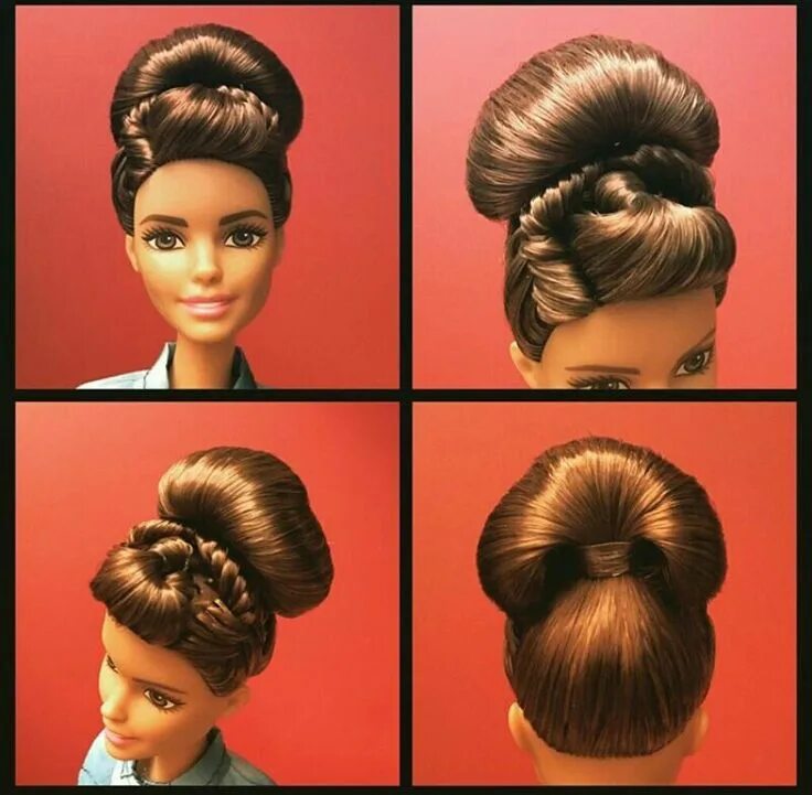 Прическа на кукле короткие волосы Pin on Dollhouse Barbie hairstyle, Fix doll hair, Barbie hair