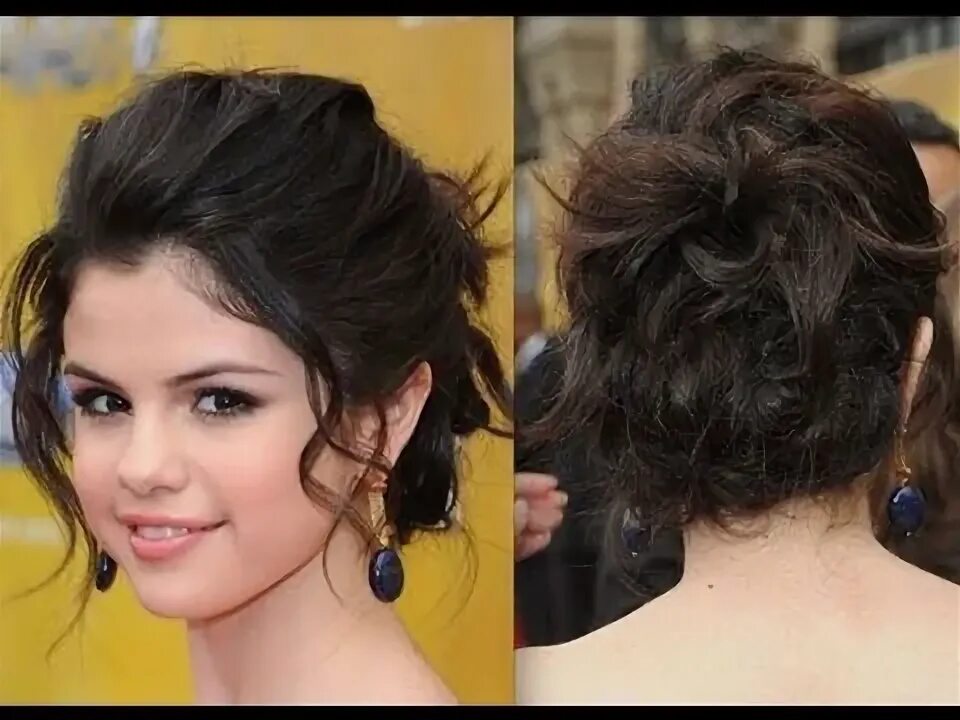 Прическа на лицо Hair styles - Easy to do French Twist Updo and OOTD : How To Do A Selena Gomez U