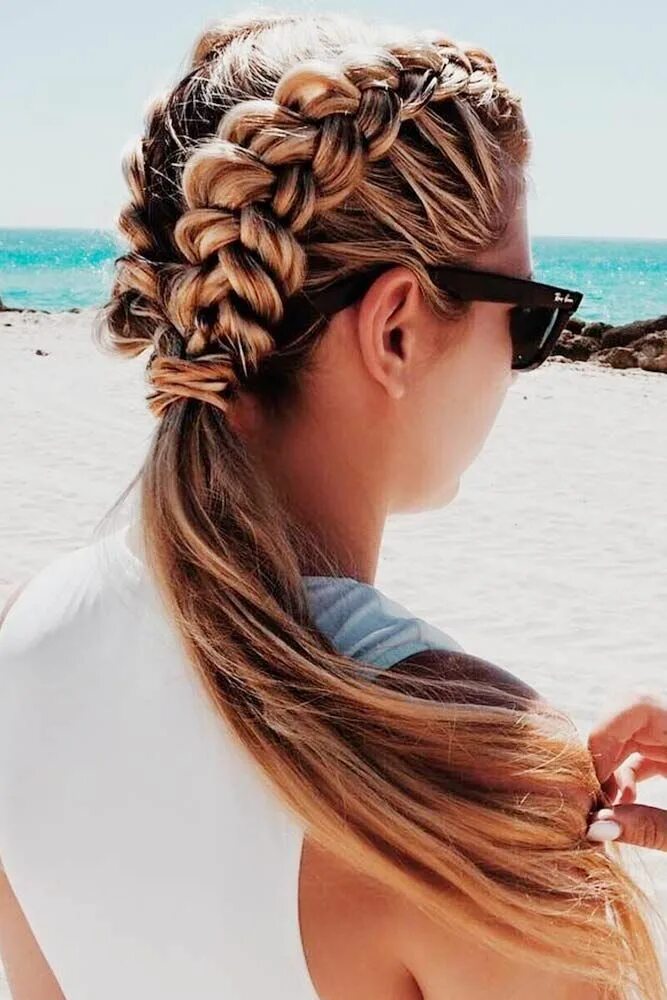 Прическа на море на длинные волосы Easy Summer Hairstyles To Do Yourself ★ See more: http://glaminati.com/easy-summ