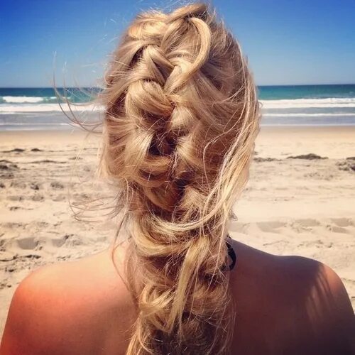 Прическа на море на длинные волосы Beach hair Hair styles, Model hair, Hair