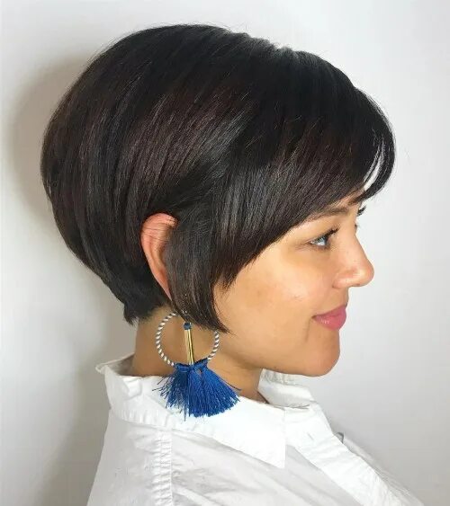 Прическа на ножке женская фото 36 Feminine Wedge Haircut Ideas for 2024