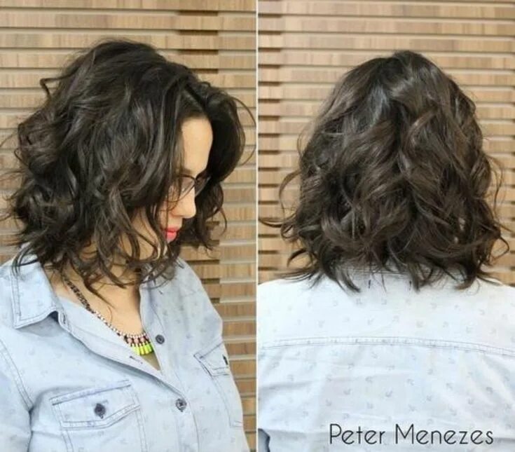 Прическа на пористые волосы средней длины 60 Messy Bob Hairstyles for Your Trendy Casual Looks Wavy bob haircuts, Wavy bob