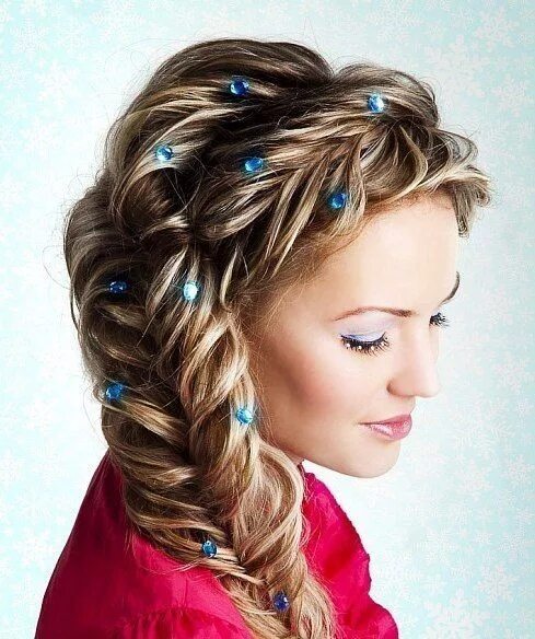 Прическа на праздник девушке Интересные новости Chic hairstyles, Braids for long hair, Long hair styles